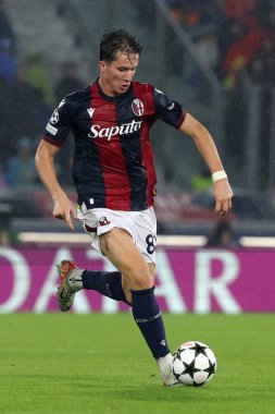Bologna, İtalya 18.09.2024: UEFA Şampiyonlar Ligi 2024-2025, birinci gün, futbol maçı Bologna FC 1909 - Shakhtar Donetsk, Renato Dall 'Ara Stadyumu, Eylül 2024.