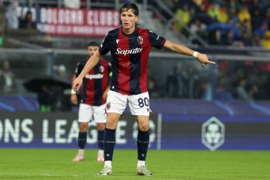 Bologna, İtalya 18.09.2024: UEFA Şampiyonlar Ligi 2024-2025, birinci gün, futbol maçı Bologna FC 1909 - Shakhtar Donetsk, Renato Dall 'Ara Stadyumu, Eylül 2024.