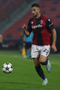 Bologna, İtalya 18.09.2024: UEFA Şampiyonlar Ligi 2024-2025, birinci gün, futbol maçı Bologna FC 1909 - Shakhtar Donetsk, Renato Dall 'Ara Stadyumu, Eylül 2024.
