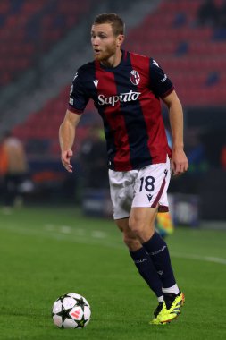Bologna, İtalya 18.09.2024: UEFA Şampiyonlar Ligi 2024-2025, birinci gün, futbol maçı Bologna FC 1909 - Shakhtar Donetsk, Renato Dall 'Ara Stadyumu, Eylül 2024.