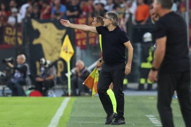 Roma, İtalya 22,09.2024: İtalyan futbol şampiyonası sırasında İvan Juriç Serie A Enilive 2024-2025 maçında AS Roma, Udinese Calcio 'ya karşı Roma' daki Stadio Olimpico 'da.