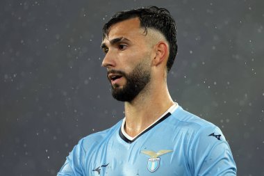 Roma, İtalya 03.10.2024: Uefa Avrupa Ligi 2024-2025 gününde Lazio 'lu Taty Castellanos, SS Lazio ile Ogc Nice arasındaki futbol karşılaşması Roma Olimpiyat Stadyumu' nda gerçekleşti..