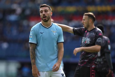 Roma, İtalya 6.10.2024: Lazio Mario Gila İtalya Futbol Şampiyonası Serie A Enilive 2024-2025 karşılaşmasında SS Lazio Empoli FC 'ye karşı 6 Ekim 2024' te Roma 'da Stadio Olimpico' da oynanan karşılaşma..