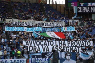 Roma, İtalya 27.10.2024: Tembel Sancak, İtalya Futbol Şampiyonası Serie A Enilive 2024-2025 karşılaşmasında 27 Ekim 2024 'te Roma' daki Stadio Olimpico 'da oynanan SS Lazio - Genoa FC karşılaşmasını hatırlıyor musun?.