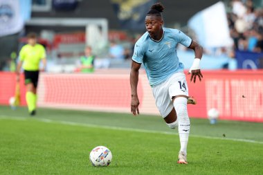 Roma, İtalya 27.10.2024: Lazio 'lu Tijjani Noslin İtalya Futbol Şampiyonası sırasında Serie A Enilive 2024-2025 karşılaşmasında SS Lazio ile Genoa FC arasında 27 Ekim 2024' de Roma 'daki Stadio Olimpico' da oynanan karşılaşma..
