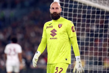 Roma, İtalya 31.10.2024: Torino 'lu Milinkoviç-Saviç İtalya Futbol Şampiyonası sırasında Serie A Enilive 2024-2025 AS Roman-Torino Fc maçında 31 Ekim 2024' te Roma 'daki Stadio Olimpico' da karşılaştı..