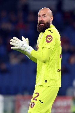 Roma, İtalya 31.10.2024: Torino 'lu Milinkoviç-Saviç İtalya Futbol Şampiyonası sırasında Serie A Enilive 2024-2025 AS Roman-Torino Fc maçında 31 Ekim 2024' te Roma 'daki Stadio Olimpico' da karşılaştı..