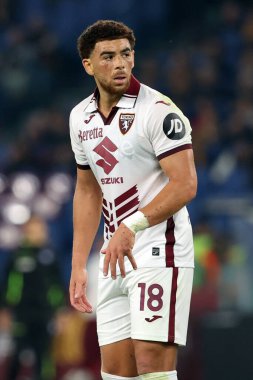 Roma, İtalya 31.10.2024: İtalyan futbolu şampiyonluğu sırasında Torino 'lu Che Adams Serie A Enilive 2024-2025 maçında AS Romanlar Torino Fc ile 31 Ekim 2024' te Roma 'daki Stadio Olimpico' da karşılaştı..
