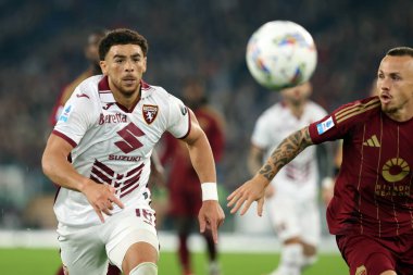 Roma, İtalya 31.10.2024: İtalyan futbolu şampiyonluğu sırasında Torino 'lu Che Adams Serie A Enilive 2024-2025 maçında AS Romanlar Torino Fc ile 31 Ekim 2024' te Roma 'daki Stadio Olimpico' da karşılaştı..