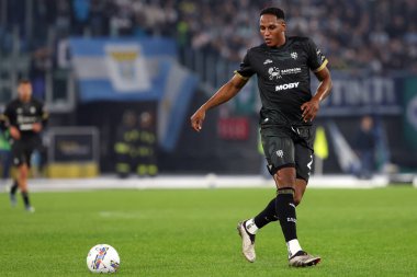 Roma, İtalya 4.11.2024: İtalya Futbol Şampiyonası sırasında İtalya 'dan Yerry Mina Serie A Enilive 2024-2025 karşılaşmasında SS Lazio, Cagliari Calcio' ya karşı 4 Kasım 2024 'te Roma' da Stadio Olimpico 'da oynanan karşılaşma..