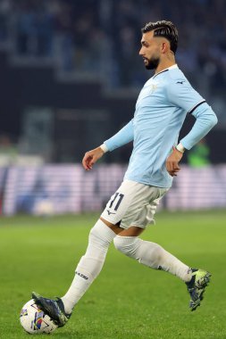 Roma, İtalya 4.11.2024: Lazio 'lu Taty Castellanos İtalya Futbol Şampiyonası sırasında Serie A Enilive 2024-2025 karşılaşmasında SS Lazio - Cagliari Calcio maçı 4 Kasım 2024' te Roma 'daki Stadio Olimpico' da yapıldı..