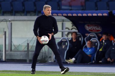 Rome, Italy 4.11.2024 : Marco Baroni coach manager Lazio  during Italian football championship Serie A Enilive 2024-2025  match SS Lazio vs Cagliari Calcio at Stadio Olimpico in Rome on November  04, 2024. clipart