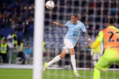 Roma, İtalya 4.11.2024: Lazio 'lu Matias Vecino İtalya Futbol Şampiyonası sırasında Serie A Enilive 2024-2025 karşılaşmasında SS Lazio, Cagliari Calcio' ya karşı 4 Kasım 2024 'te Roma' da Stadio Olimpico 'da oynanan karşılaşma..
