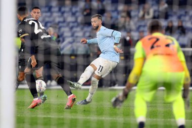 Roma, İtalya 4.11.2024: Lazio 'lu Taty Castellanos İtalya Futbol Şampiyonası sırasında Serie A Enilive 2024-2025 karşılaşmasında SS Lazio - Cagliari Calcio maçı 4 Kasım 2024' te Roma 'daki Stadio Olimpico' da yapıldı..