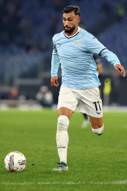 Roma, İtalya 4.11.2024: Lazio 'lu Taty Castellanos İtalya Futbol Şampiyonası sırasında Serie A Enilive 2024-2025 karşılaşmasında SS Lazio - Cagliari Calcio maçı 4 Kasım 2024' te Roma 'daki Stadio Olimpico' da yapıldı..