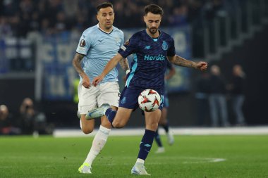 Roma, İtalya 07.11.2024: Uefa Avrupa Ligi 2024-2025, 4. gün, SS Lazio Fc Porto ile 7 Kasım 2024 'te Roma Olimpiyat Stadyumu' nda oynanan futbol maçı..