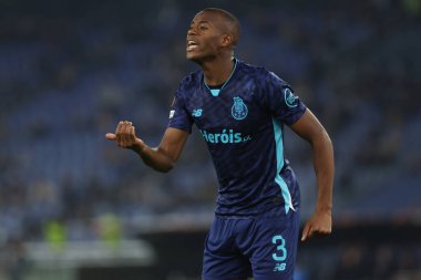 Roma, İtalya 07.11.2024: Uefa Avrupa Ligi 2024-2025, 4. gün Tiago Djalo, SS Lazio Fc Porto ile 7 Kasım 2024 'te Roma Olimpiyat Stadyumu' nda oynanan futbol karşılaşması..