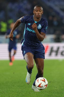 Roma, İtalya 07.11.2024: Uefa Avrupa Ligi 2024-2025, 4. gün Tiago Djalo, SS Lazio Fc Porto ile 7 Kasım 2024 'te Roma Olimpiyat Stadyumu' nda oynanan futbol karşılaşması..