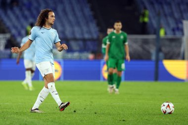 Roma, İtalya 28.11.2024: Uefa Avrupa Ligi 2024-2025 gününde Lazio ile Ludogorets Razgrad arasındaki futbol karşılaşması Roma Olimpiyat Stadyumu 'nda gerçekleşti..