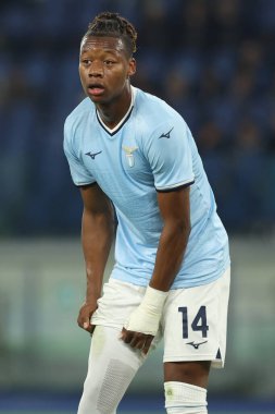 Roma, İtalya 28.11.2024: Uefa Avrupa Ligi 2024-2025 gününde Tijjani Noslin, SS Lazio ile Ludogorets Razgrad arasındaki futbol karşılaşması Roma Olimpiyat Stadyumu 'nda gerçekleşti..