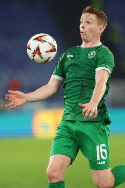 Roma, İtalya 28.11.2024: Uefa Avrupa Ligi 2024-2025 gününde Ludogoret 'li Aslak Witry, 5. gün, SS Lazio Ludogorets Razgrad ile Roma Olimpiyat Stadyumu' nda oynanan futbol karşılaşması.