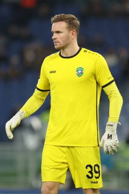 Roma, İtalya 28.11.2024: Uefa Avrupa Ligi 2024-2025 'te Hendrik Bonmann, 5. gün, SS Lazio ile Ludogorets Razgrad arasında Roma Olimpiyat Stadyumu' nda oynanan futbol karşılaşması..