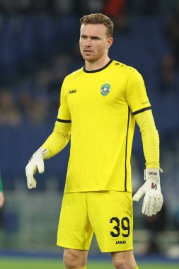 Roma, İtalya 28.11.2024: Uefa Avrupa Ligi 2024-2025 'te Hendrik Bonmann, 5. gün, SS Lazio ile Ludogorets Razgrad arasında Roma Olimpiyat Stadyumu' nda oynanan futbol karşılaşması..