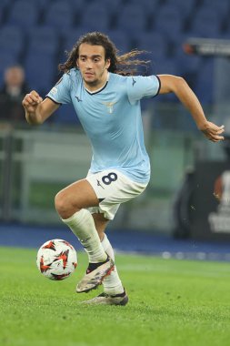 Roma, İtalya 28.11.2024: Uefa Avrupa Ligi 2024-2025 gününde Lazio ile Ludogorets Razgrad arasındaki futbol karşılaşması Roma Olimpiyat Stadyumu 'nda gerçekleşti..