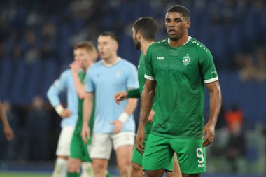 Roma, İtalya 28.11.2024: Uefa Avrupa Ligi 2024-2025 gününde Ludogorets 'ten Kwadwo Duah, 5. gün, SS Lazio Ludogorets Razgrad' a karşı Roma Olimpiyat Stadyumu 'nda oynanan futbol maçı.