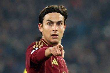 Roma, İtalya 12.12.2024: Uefa Avrupa Ligi 2024-2025, 6. gün, Roma 'daki Olimpiyat Stadyumu' nda AS Roma-SC Braga arasındaki futbol maçı.