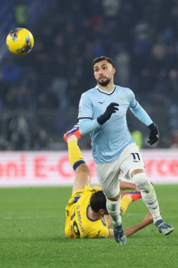 Roma, İtalya 28.12.2024: Lazio 'lu Taty Castellanos İtalya Futbol Şampiyonası sırasında Serie A Enilive 2024-2025 karşılaşmasında SS Lazio, Atalanta Bergamasca Calcio' ya karşı Roma 'daki Stadio Olimpico' da.