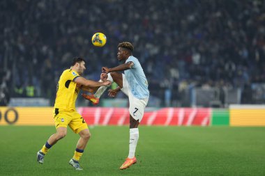 Roma, İtalya 28.12.2024: İtalya Futbol Şampiyonası sırasında Serie A Enilive 2024-2025 maçında SS Lazio ve Atalanta Bergamasca Calcio Roma 'daki Stadio Olimpico' da karşılaşacak..