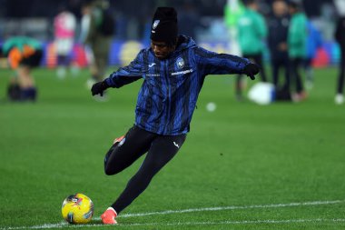 Rome, Italy 28.12.2024 : Ademola Lookman of Atalanta  during Italian football championship Serie A Enilive 2024-2025  match SS Lazio vs Atalanta Bergamasca Calcio at Stadio Olimpico in Rome. clipart