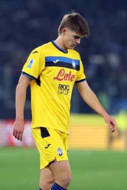 Roma, İtalya 28.12.2024: İtalya Futbol Şampiyonası sırasında De Ketelaere (Atalanta) Serie A Enilive 2024-2025 karşılaşmasında SS Lazio, Atalanta Bergamasca Calcio 'ya karşı Roma' da Stadio Olimpico 'da.