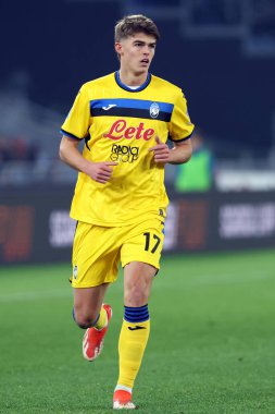 Roma, İtalya 28.12.2024: İtalya Futbol Şampiyonası sırasında De Ketelaere (Atalanta) Serie A Enilive 2024-2025 karşılaşmasında SS Lazio, Atalanta Bergamasca Calcio 'ya karşı Roma' da Stadio Olimpico 'da.