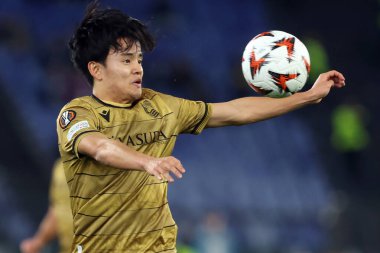 Roma, İtalya 23.01.2025: Uefa Avrupa Ligi 2024-2025 'te Real Sociedad' ı ele alalım, 7. gün, SS Lazio ile Real Sociedad de Futbol arasında Roma Olimpiyat Stadyumu 'nda oynanan futbol maçı..