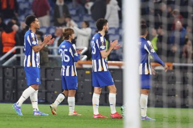 Roma, İtalya 20.02.2025: Uefa Avrupa Ligi 2024-2025 futbol maçı, play-off, AS Roma FC Porto 'ya karşı Roma Olimpiyat Stadyumu' nda oynanan karşılaşmada Porto oyuncularını hayal kırıklığına uğrattı.
