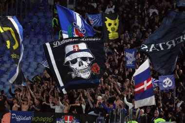 Roma, İtalya 2.03.2025: Roma 'daki Stadio Olimpico' da İtalya Futbol Şampiyonası Serie A Enilive 2024-2025 maçında Como 1907 Roma - Como 1907