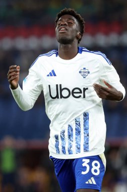 Roma, İtalya 2.03.2025: İtalyan Millî Futbol Şampiyonası sırasında Assane Diao Serie A Enilive 2024-2025 maçları sırasında Roma 'daki Stadio Olimpico' da AS Roma - Como 1907 karşılaşması