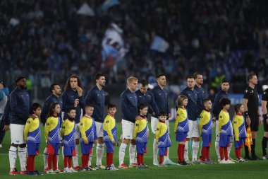 Roma, İtalya 13.03.2025: Uefa Avrupa Ligi 2024-2025 sezonunda Lazio takımı, Roma Olimpiyat Stadyumu 'nda SS Lazio ile Viktoria Plzen arasında oynanan karşılaşma..