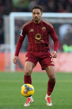 Roma, İtalya 16.03.2025: İtalya Futbol Şampiyonası sırasında Serie A Enilive 2024-2025 maçında Roma 'daki OLYMPIC STADIUM' da AS Romanlar ve Cagliari Calcio karşılaşacak.