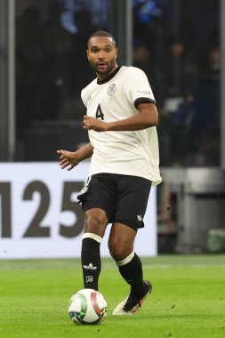 Milan, İtalya 20.03.2025: Uefa Milletler Ligi 2025, çeyrek final, İtalya ile Almanya arasındaki futbol maçı Milano 'daki Giuseppe Meazza Stadyumu' nda görüldü..