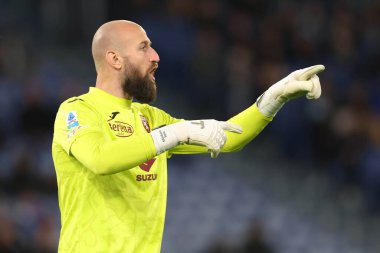 Roma, İtalya 31.03.2025: İtalya Futbol Şampiyonası sırasında Torino 'lu Milinkoviç-Saviç Serie A Enilive 2024-2025 karşılaşmasında SS Lazio Torino FC' ye karşı Roma 'daki Stadio Olimpico' da