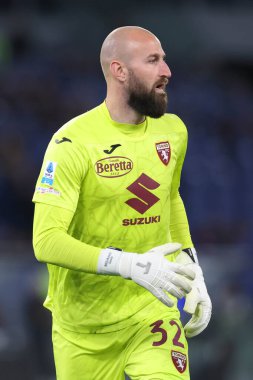 Roma, İtalya 31.03.2025: İtalya Futbol Şampiyonası sırasında Torino 'lu Milinkoviç-Saviç Serie A Enilive 2024-2025 karşılaşmasında SS Lazio Torino FC' ye karşı Roma 'daki Stadio Olimpico' da