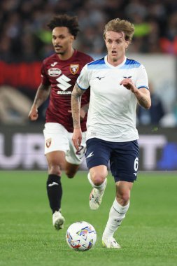 Roma, İtalya 31.03.2025: İtalya Futbol Şampiyonası sırasında Serie A Enilive 2024-2025 Maçı sırasında Roma 'daki Stadio Olimpico' da SS Lazio Torino FC 'ye karşı