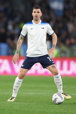 Roma, İtalya 31.03.2025: İtalya Futbol Şampiyonası sırasında Serie A Enilive 2024-2025 Maçı sırasında Roma 'daki Stadio Olimpico' da SS Lazio Torino FC 'ye karşı