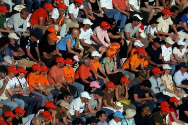 Roma, İtalya 18 Mayıs 2025: Erkekler finali, erkekler tekler, Roma 'da Foro Italico' da düzenlenen Internazionali BNL d 'Italia 2025 ATP Masters 1000' de Carlos Alcaraz (ESP) karşısında Jannik Sinner (ITA) ile eşleşti..