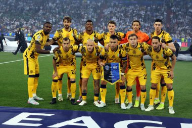 Münih, Almanya 31 Mayıs 2025: Münih 'teki Allianz Arena' da Paris Saint Germain ile Inter Milan arasında oynanan 2024-2025 UEFA Şampiyonlar Ligi final maçı.