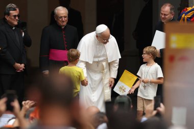 Castelgandolfo, İtalya - 15 Ağustos 2025: