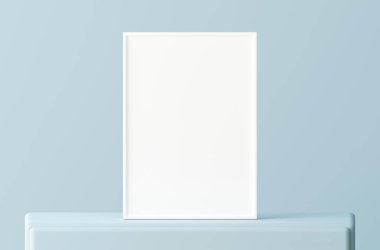 Dikey model çerçeve minimal modern tasarım. A4, A3 boyutu.